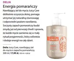 Hebe Nawilżający żel do mycia o zapachu pomarańczy Delia Juicy Care Orange oferta