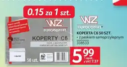 Selgros Koperty C6 WZ Eurocopert 50szt. z paskiem samoprzylepnym oferta