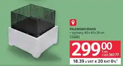 Selgros Palenisko Idaho 40x40x39cm 534882 oferta