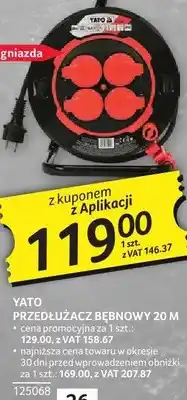 Selgros Przedłużacz bębnowy Yato 20m 125068 oferta