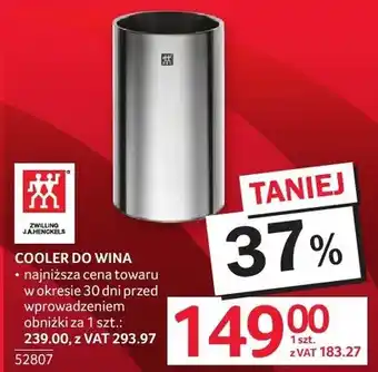 Selgros Cooler do wina Zwilling oferta