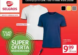 Selgros T-shirt męski rozmiary M-3XL 669273 oferta