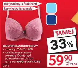 Selgros Biustonosz koronkowy rozmiary 75B-85F, 90D oferta