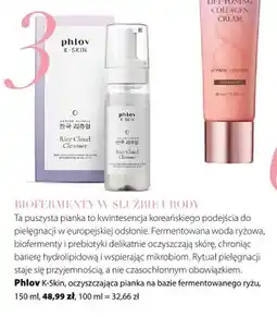 Hebe Oczyszczająca pianka na bazie fermentowanego ryżu Rice Cloud Cleanser Phlov K-Skin oferta
