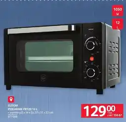 Selgros Piekarnik Eldom PR120 12l 37x31x22cm oferta