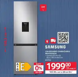 Selgros Chłodziarko-zamrażarka Samsung RB34T632ESA 59,5x185,3x59,5cm oferta