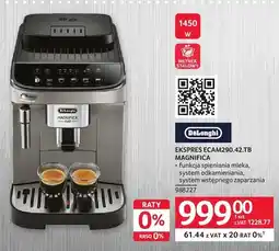 Selgros Ekspres automatyczny ECAM290.42.TB Magnifica 988227 oferta