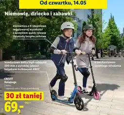 Lidl Hulajnoga Crivit 2 kolory oferta