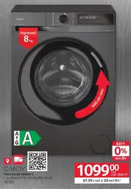 Selgros Pralka Candy BR 48B6g-S 60x85x53cm oferta
