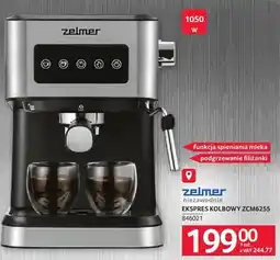 Selgros Ekspres kolbowy ZCM6255 846021 oferta