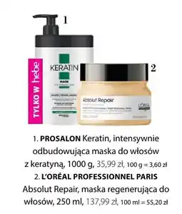 Hebe Maska regenerująca do włosów L'Oréal Professionnel Paris Absolut Repair oferta