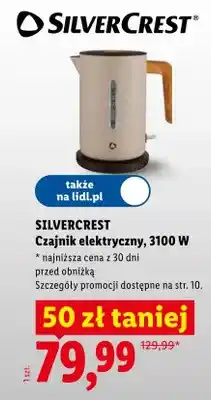Lidl Czajnik elektryczny SilverCrest 3100W oferta