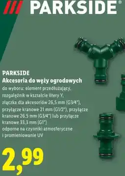 Lidl Akcesoria do węży ogrodowych Parkside oferta