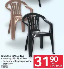Selgros Krzesło Mallorca 58x79x56cm 20410 oferta