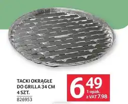 Selgros Tacki okrągłe do grilla 34cm 826953 oferta