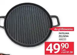 Selgros Patelnia żeliwna do grillowania 468233 oferta