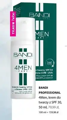 Hebe Krem do twarzy z SPF 30 Bandi Professional 4Men ochrona UVB i UVA oferta