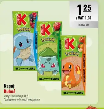 Eurocash Napój: Kubuś oferta