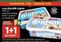 Delikatesy Centrum Lody Big Milk Algida oferta