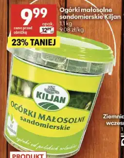 Delikatesy Centrum Ogórki małosolne sandomierskie Kiljan oferta
