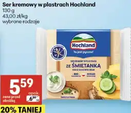 Delikatesy Centrum Ser kremowy w plastrach Hochland oferta