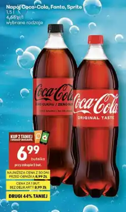 Delikatesy Centrum Napój Coca-Cola, Fanta, Sprite oferta