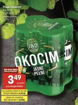 Delikatesy Centrum Piwo Okocim oferta