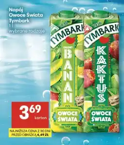 Delikatesy Centrum Napój Owoce Świata Tymbark oferta