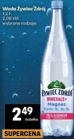 Delikatesy Centrum Woda Żywiec Zdrój oferta