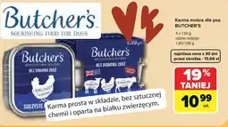 Carrefour Karma mokra dla psa BUTCHER'S 4 x 150 g różne rodzaje oferta