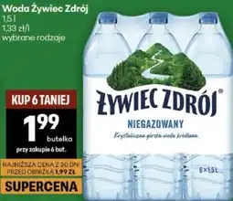 Delikatesy Centrum Woda Żywiec Zdrój oferta