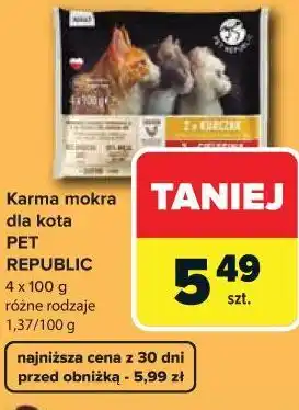 Karma mokra dla kota PET REPUBLIC