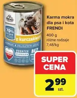 Carrefour Market Karma mokra dla psa i kota FRENDI oferta