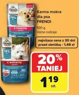 Carrefour Karma mokra dla psa FRENDI oferta