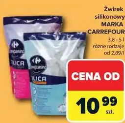 Carrefour Market Żwirek silikonowy MARKA CARREFOUR oferta