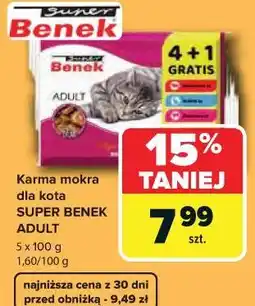 Carrefour Market Karma mokra dla kota SUPER BENEK ADULT oferta