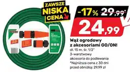 Bricomarche Wąż ogrodowy z akcesoriami GO/ON! oferta