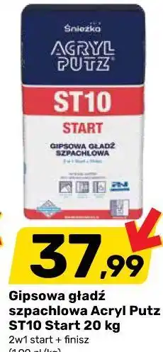 Bricomarche Gipsowa gładź szpachlowa Acryl Putz ST10 Start oferta