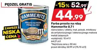 Bricomarche Farba prosto na rdzę Hammerite oferta