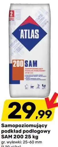 Bricomarche Samopoziomujący podkład podłogowy SAM 200 25 kg ATLAS oferta