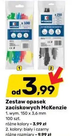 Bricomarche Zestaw opasek zaciskowych McKenzie oferta