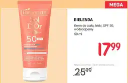 Rossmann Krem do ciała Bielenda Sol D'Or lekki SPF 50 wodoodporny oferta