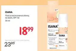 Rossmann Fluid przeciwzmarszczkowy na dzień Isana SPF 50 oferta