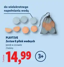 Lidl PLAYTIVE Zestaw 6 piłek wodnych oferta