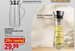 Lidl SILVERCREST Dzbanek lub karafka ze szkła z pokrywką oferta