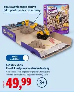 Lidl KINETIC SAND Piasek kinetyczny: zestaw budowlany oferta