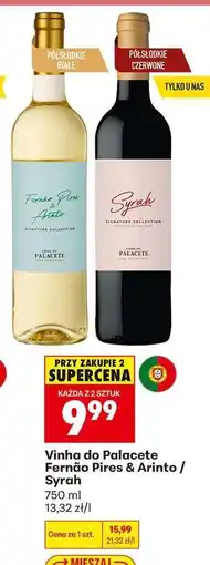 Biedronka Vinha do Palacete Fernão Pires & Arinto / Syrah oferta