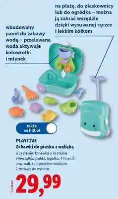 Lidl PLAYTIVE Zabawki do piasku z walizką oferta