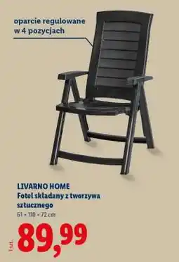 Lidl LIVARNO HOME Fotel składany z tworzywa sztucznego oferta