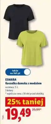 Lidl ESMARA Koszulka damska z modalem oferta